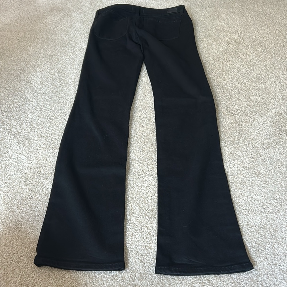 PAIGE Skyline‎ Straight black low rise jeans - Picture 5 of 12